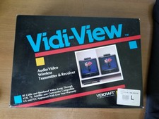 VIDICRAFT VIDIVIEW ULTRA HIGH FREQUENCY VIDEO TRANSMITTER RECEIVER