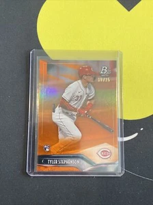 Bowman Platinum Tyler Stephenson 2021 naranja paralelo SSP RC/25 Topps Reds #10 - Imagen 1 de 3