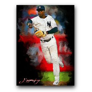 Didi Gregorius Art Card Limited 20/50 Edward Vela Signed (New York Yankees)