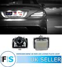 MERCEDES BENZ C CLS E S SL CLASS WHITE LED LICENSE NUMBER PLATE LIGHT CANBUS