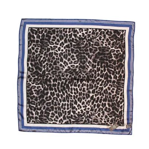 Vince Camuto Racing Leopard 100 % Seide 36" quadratischer Schal #VC2394 - Bild 1 von 1