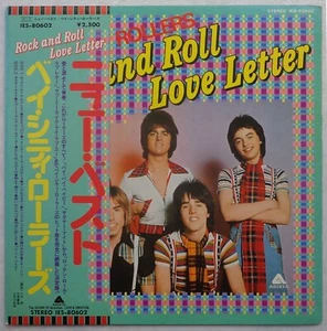 BAY CITY ROLLERS 'Rock N' Roll Love Letter' 1976 Japan gatefold vinyl LP w/OBI - Imagen 1 de 3