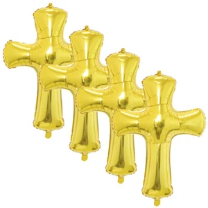 4 Pcs Christening Balloons for Decoration Baby Birthday Boy Girl - Picture 1 of 12