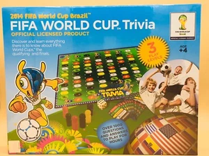 Copa Mundial de la FIFA Brasil 2014 Trivia Juego de Mesa Fútbol Fútbol - FÚTBOL DIVERSIÓN FAMILIAR - Imagen 1 de 3