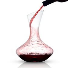 JoyJolt 40 Ounce Wine Decanter High End Crystal Red Wine Carafe *In Gift Box*