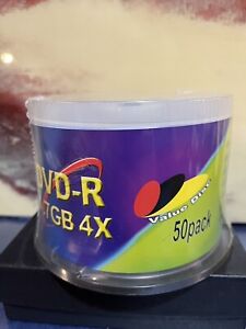 Value Disc DVD-R 4.7 GB 4X - 50 Pack NEW