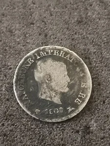 10 SOLDATEN SILBER 1808 M ITALIEN NAPOLEON I 174 948 EX. / ITALIEN SILBER - Bild 1 von 2