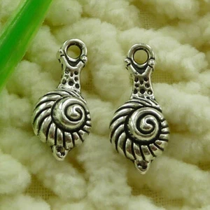 330 piezas Dijes de caracola de plata tibetana 17X8MM S2793 HAZLO TÚ MISMO Joyería - Imagen 1 de 6