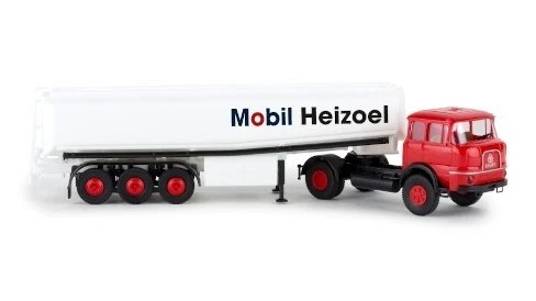 BREKINA 84132 Scala HO Krupp SF 980 con cisterna Mobil anno 1964 - Immagine 1 di 1