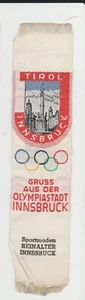 Lesezeichen gestickt Gobelin Gruss aus der Olympiastadt Innsbruck Reinalter (5) - Picture 1 of 2