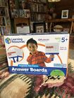Learning Resources Answer Boards, Magnetic, 100 Counters, 4 Boards/ST Free Ship!