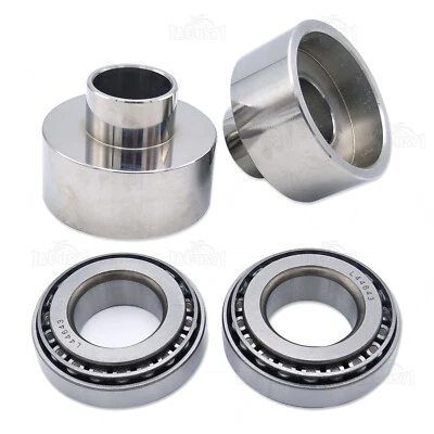 Kit de copas de cuello de conversión para Harley Ironhead Sportster vástago delantero de 7/8" a 1" Foto 1 de 4