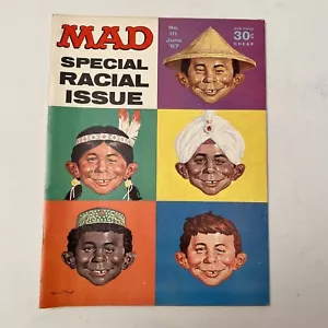 Revista MAD #111 1967 edición racial de junio MLK Muhammad Ali espías parientes poemas ☼ - Imagen 1 de 3