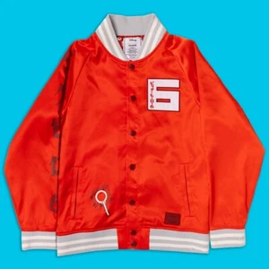 Official Loungefly Disney Big Hero 6 10th Anniversary Satin Bomber Jacket - Picture 1 of 4