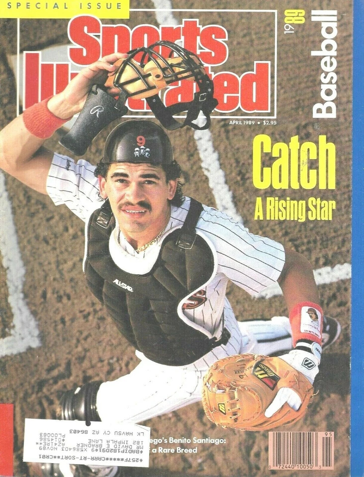 April 1989 Benito Santiago San Diego Padres Special Sports Illustrated - Image 1 of 1