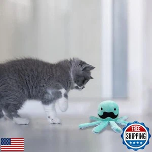 Andiker Octopus-Shaped Plush Toys with Crinkle Paper - Interactive Cat Toys f - Picture 1 of 5