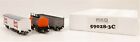 00028-3C Piko Set 3 Wagons Mixed Of Sbb-Cff Scale Ho For Start Set