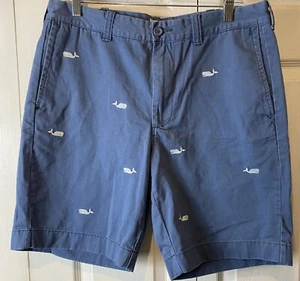J Crew 33 whale chino shorts factory nwt cotton blue bottoms - Picture 1 of 7