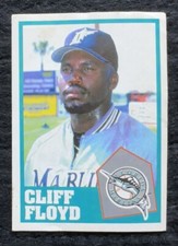 Vintage Baseball Card Sticker 1998 Panini #19 | Cliff Floyd | FL Marlins | MLB
