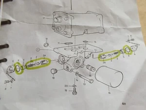 New Genuine Volvo Penta D31 D41 Oil pressure release valves repair kit - Picture 1 of 10