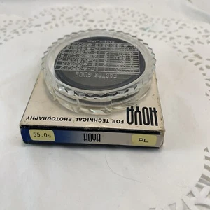 Vintage Hoya 55mm Close Focus Filter Lens 55.0s PL With Case and Box - Picture 1 of 8