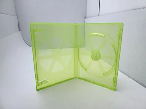 MINT NEW XBOX 360 Authentic Replacement Clear Green Game Case OEM W/Sleeve - Picture 1 of 9