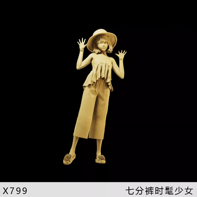 1/64 Resin Lovely Girl Unpainted - Image 1 of 1