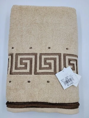 Avanti Art Of The Bath Pre Athena Linen Color Bath Towel 100% Cotton Absorbant - Image 1 of 3