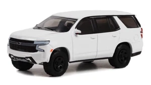 Greenlight Hot Pursuit 2022 Chevrolet Tahoe Police Pursuit PPV Plain white - Picture 1 of 1