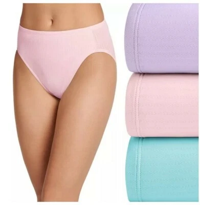 Pack de 3 calzoncillos braguitas Jockey efectos suaves corte francés 1740, 6 M rosa púrpura verde Foto 1 de 4