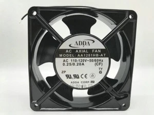 ADDA AA1281HB-AT 12CM 12038 110-120V 0.25 0.20A 120mm Cooling Fan - Picture 1 of 3