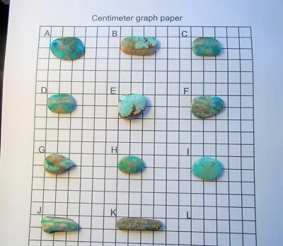 Distrito de Royston, turquesa azul real, cabujones de mina. Opción múltiple 003 Foto 1 de 4