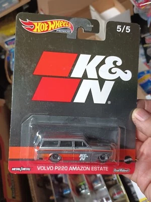 Volvo P220 Estate Wagon (Amazon) 2023 Hot Wheels Premium Pop Culture K&N #5/5 Foto 1 de 4
