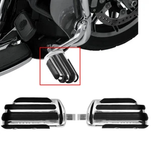 Chrome Footpeg Foot pegs For Harley FLH Touring Electra Street Glide Road King - Imagen 1 de 7