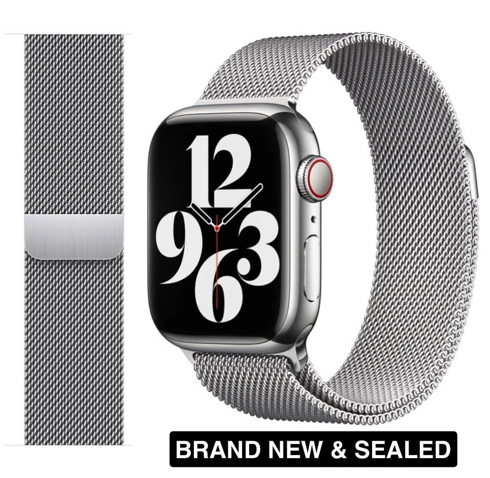 Apple Watch MTJR3ZM/A 45mm Silver Milanese Loop Stainless Steel