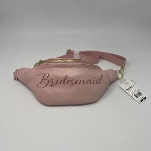 Pink Wedding Fanny Packs Bridesmaid Bachelorette Party Bridal Shower Gift New
