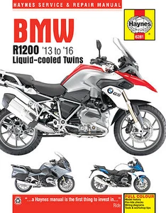 Haynes Manual 6281 for BMW R1200GS, R1200RT Liquid-Cooled Twins (2013 - 2016) - Picture 1 of 1