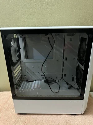 CASE PC GAMING WHITE PHANTEKS WITH 4 FANS AND LEDS RGB|FAST SHIPPING - Image 1 of 4