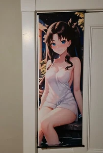 Rin Tohsaka Fate Stay Night Anime | Wall Scroll Poster Decor | 47.2" x 15.75" - Picture 1 of 2