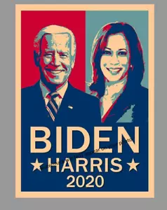 Joe Biden Kamala Harris Campaign Poster PHOTO 5x7 President VP - Picture 1 of 2