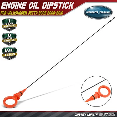 Varilla de medición de aceite de motor con sello para Volkswagen Jetta 2005-2010 1,8 L 1,9 L 2,0 L 2,5 L Foto 1 de 4