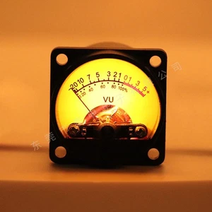 Kleines DC Amperemeter TR-35 Hochpräzises VU Pegelmesser DB Turbinenendstufe - Bild 1 von 4