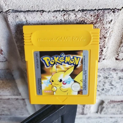 Pokemon Yellow Gameboy Color Game Cartridge Only Tested Authentic PAL EUR RARE - Image 1 of 3