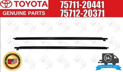 Juego de molduras de cinturón de puerta exterior izquierda y derecha genuino Toyota Celica ZZT23# FABRICANTE DE EQUIPOS ORIGINALES Foto 1 de 4