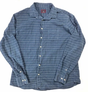UNTUCKit Michelot Blue Flannel Button Long Sleeve Shirt Men's Tall Size 2XLT - Picture 1 of 6