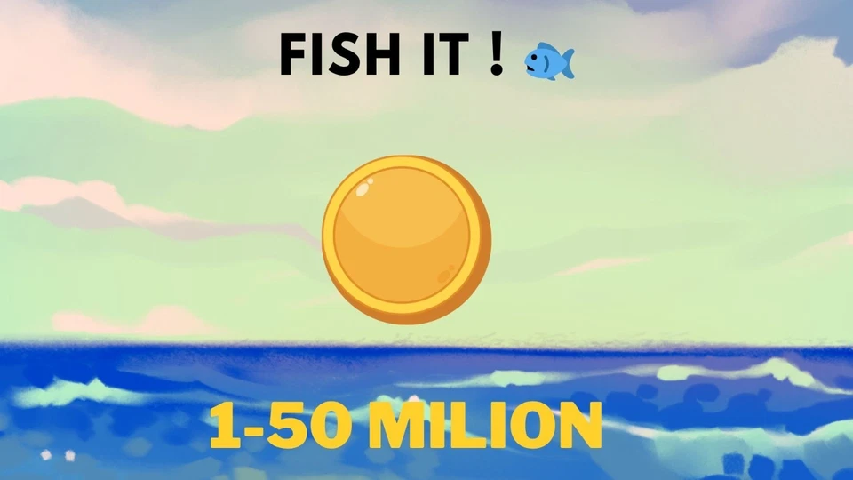 FISH IT!-MONEDAS 1-50 MILLONES | ENTREGA RÁPIDA 🐟 Foto 1 de 1
