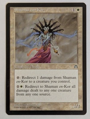 Shaman en-Kor Stronghold, near mint, free shipping - MTG - Image 1 of 2