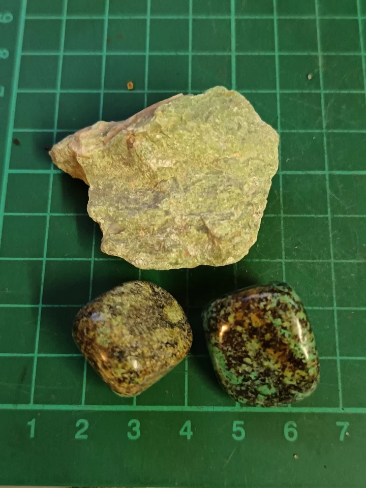 African Turquoise Natural Unpolished/Polished - Image 1 of 1