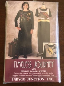 Timeless Journey Dress & Overvest Pattern IJ571 Size S - XL Indygo Junction - Picture 1 of 5