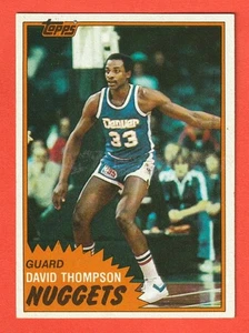 DAVID THOMPSON - 1981-82 Topps  #12   *Denver Nuggets*  HOF    SHARP! - Picture 1 of 2